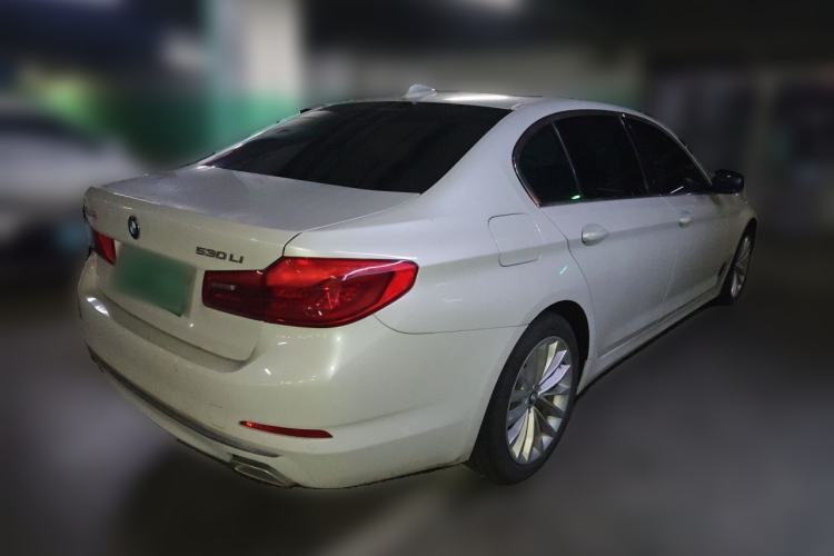 Used BMW 5 Series 2020 530Li Leading Edition Luxury Package Rear Right 45 Deg