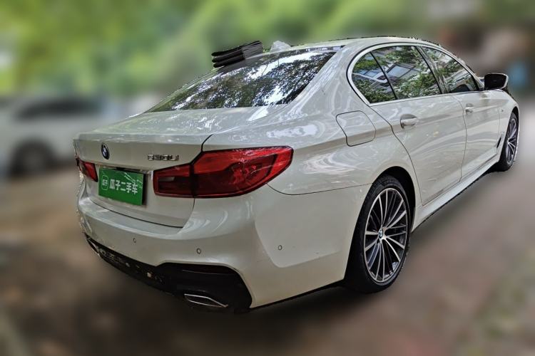 Used BMW 5 Series 2020 530Li Luxury Edition M Sport Package Rear Right 45 Deg