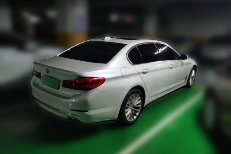 Used BMW 5 Series 2020 530Li Luxury Edition Premium Package Rear Right 45 Deg