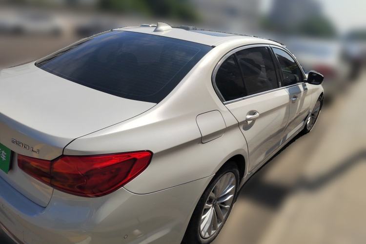 Used BMW 5 Series 2020 530Li Luxury Edition Premium Package Rear Right 45 Deg