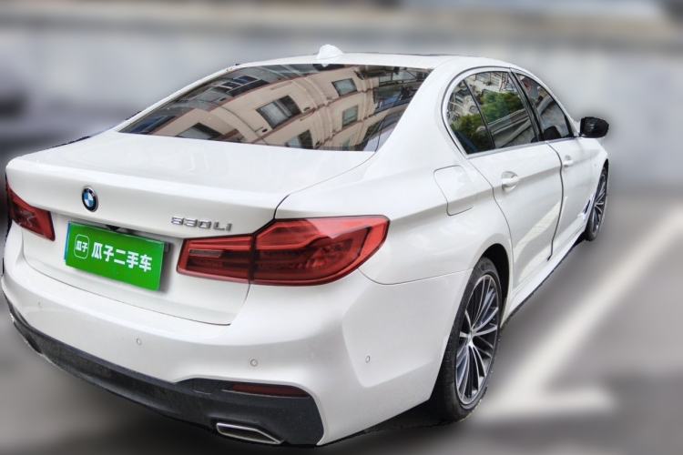 Used BMW 5 Series 2020 530Li Leading Model M Sport Package Rear Right 45 Deg