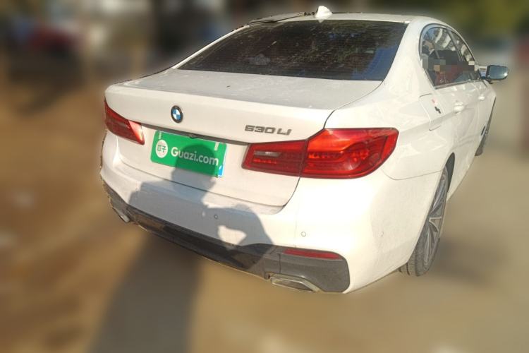 Used BMW 5 Series 2020 530Li Leading Model M Sport Package Rear Right 45 Deg