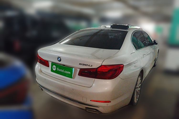 Used BMW 5 Series 2020 530Li Leading Edition Luxury Package Rear Right 45 Deg