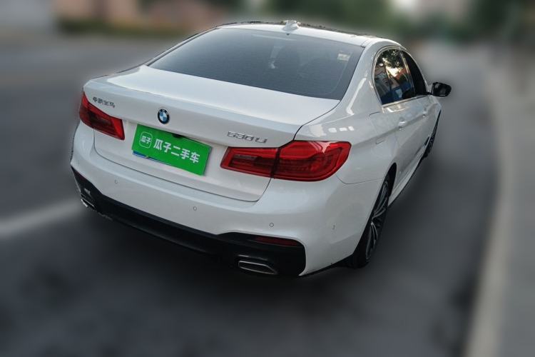 Used BMW 5 Series 2020 530Li Leading Model M Sport Package Rear Right 45 Deg