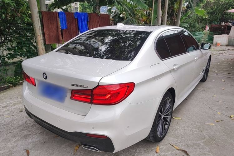 Used BMW 5 Series 2020 530Li Luxury Edition M Sport Package Rear Right 45 Deg