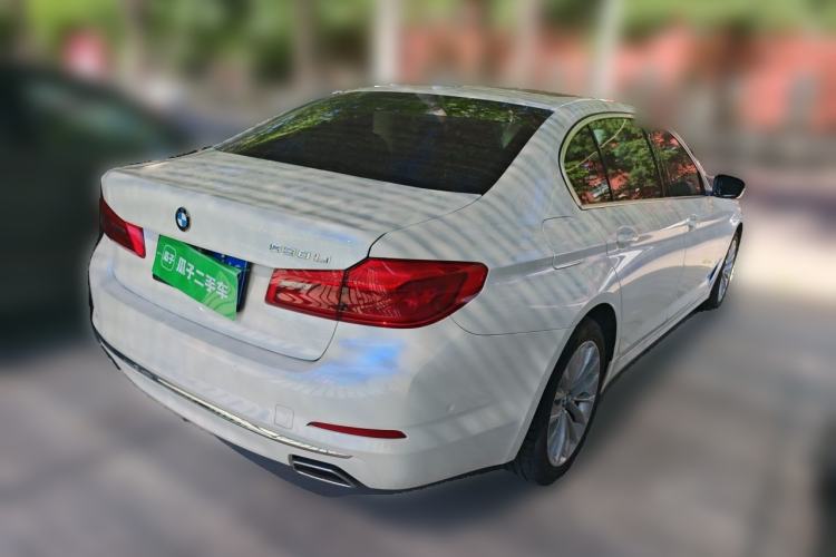 Used BMW 5 Series 2020 530Li Luxury Edition Premium Package Rear Right 45 Deg