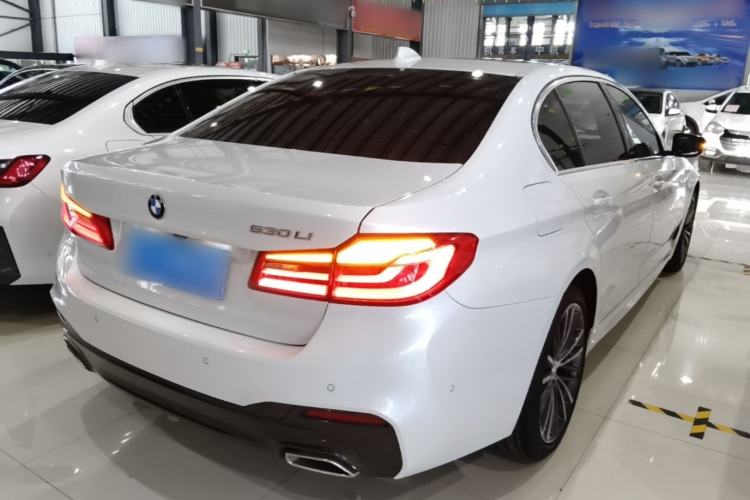 Used BMW 5 Series 2020 530Li Leading Model M Sport Package Rear Right 45 Deg