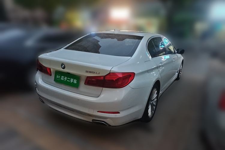 Used BMW 5 Series 2020 530Li Luxury Edition Premium Package Rear Right 45 Deg