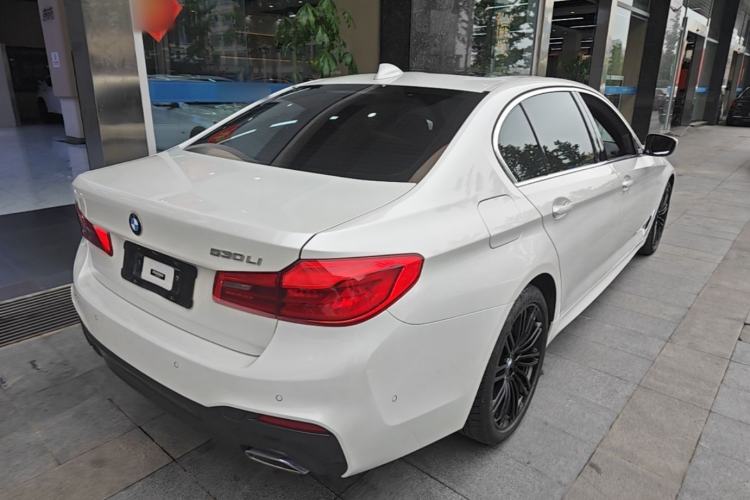 Used BMW 5 Series 2020 530Li Leading Model M Sport Package Rear Right 45 Deg