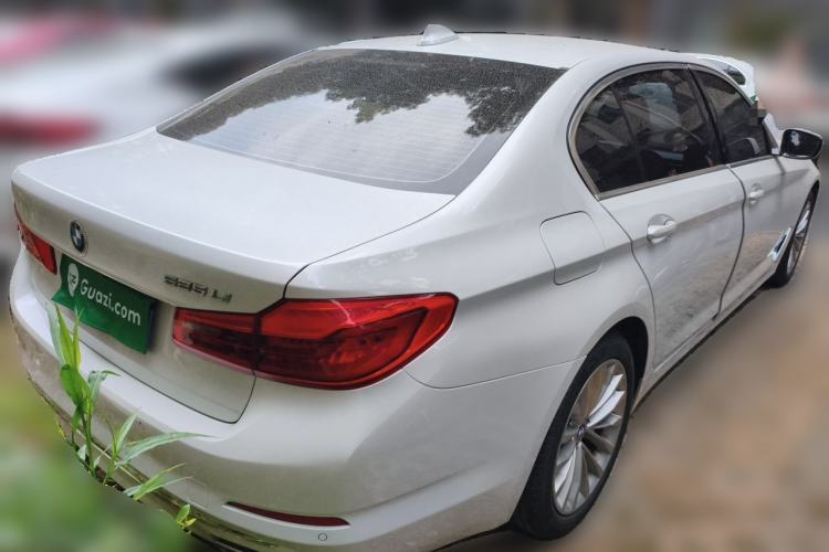 Used BMW 5 Series 2020 525Li Luxury Package Rear Right 45 Deg