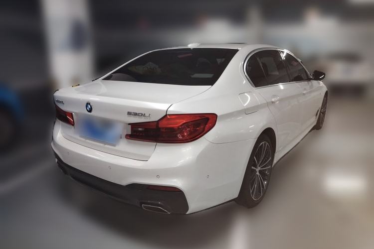 Used BMW 5 Series 2020 530Li Leading Model M Sport Package Rear Right 45 Deg