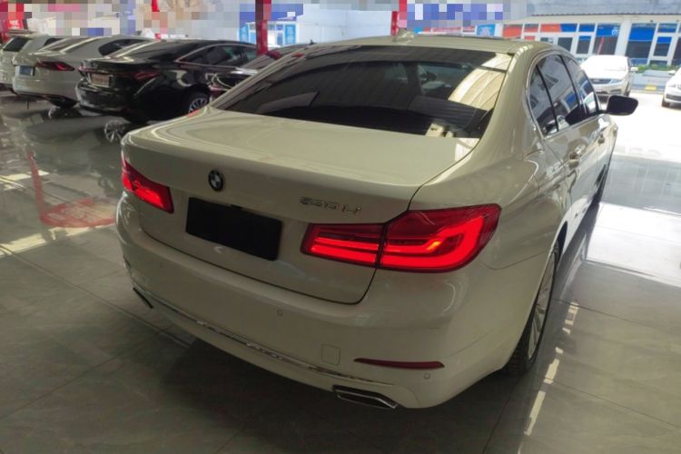 Used BMW 5 Series 2020 530Li Luxury Edition Premium Package Rear Right 45 Deg