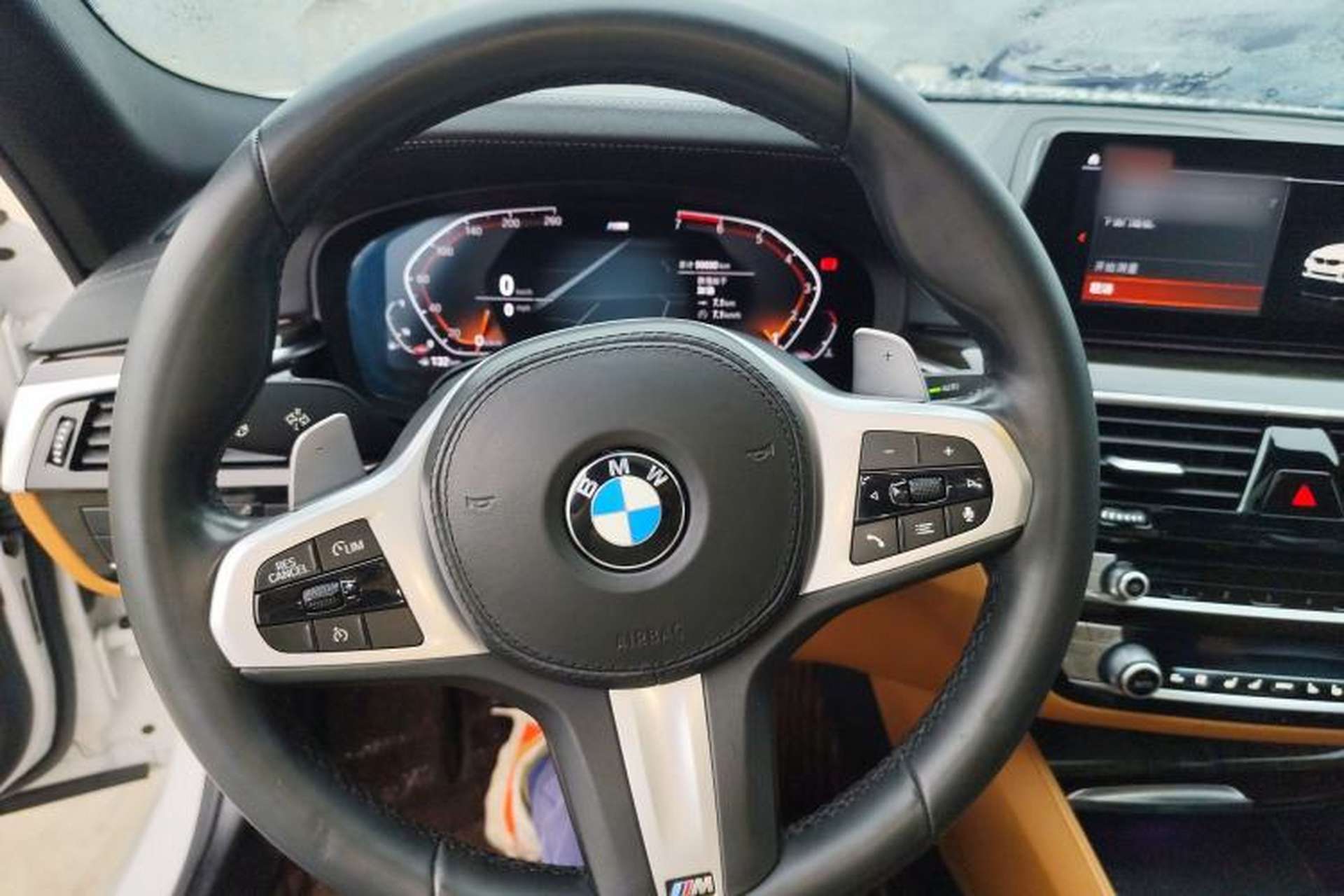Used BMW 5 Series 2020 530Li Luxury Edition M Sport Package Steering Wheel