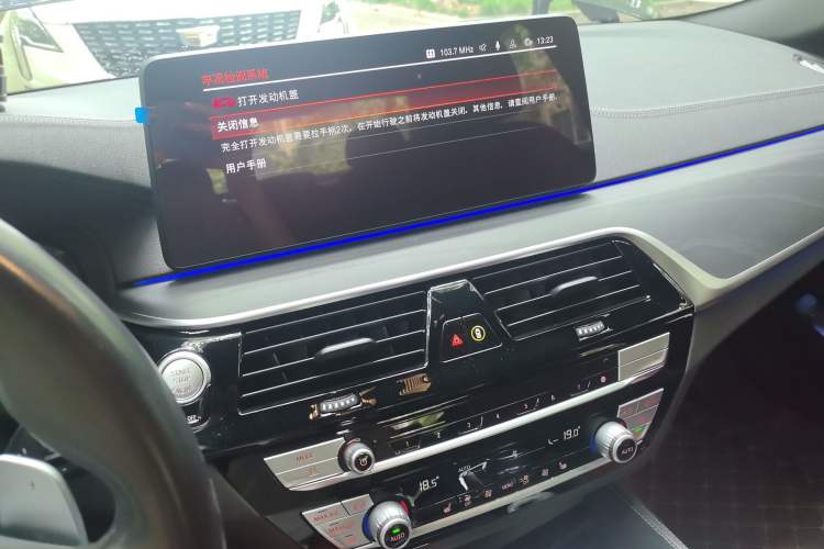 Used BMW 5 Series 2021 530Li Leading Model M Sport Package Audio And AC Panel