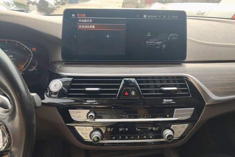Used BMW 5 Series 2021 530Li Leading Luxury Package Audio And AC Panel