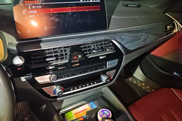 Used BMW 5 Series 2021 530Li Leading Model M Sport Package Audio And AC Panel