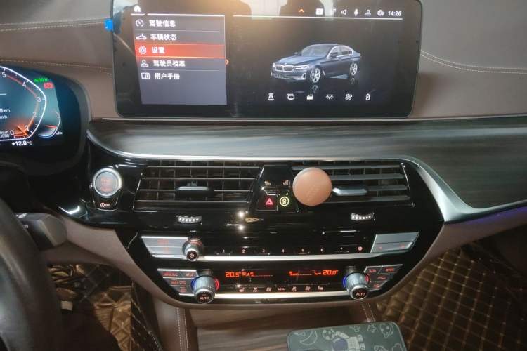 Used BMW 5 Series 2021 530Li Leading Luxury Package Audio And AC Panel
