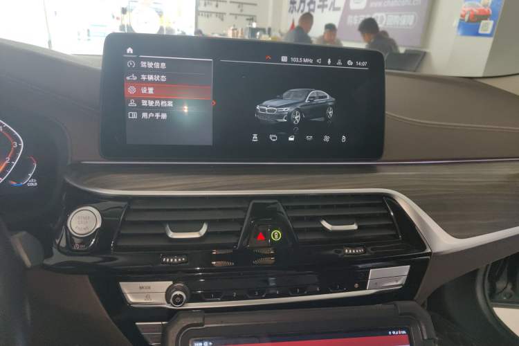 Used BMW 5 Series 2021 530Li Leading Luxury Package Audio And AC Panel