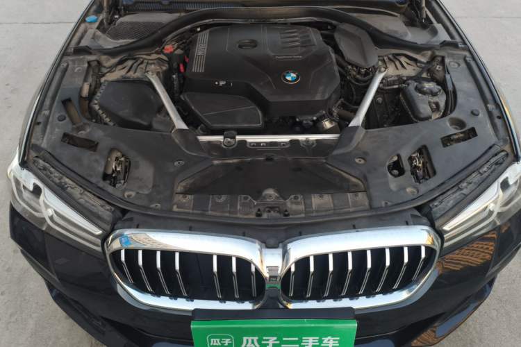 Used BMW 5 Series 2021 525Li M Sport Package Engine Bay