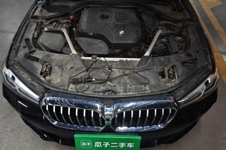 Used BMW 5 Series 2021 530Li Leading Model M Sport Package Engine Bay