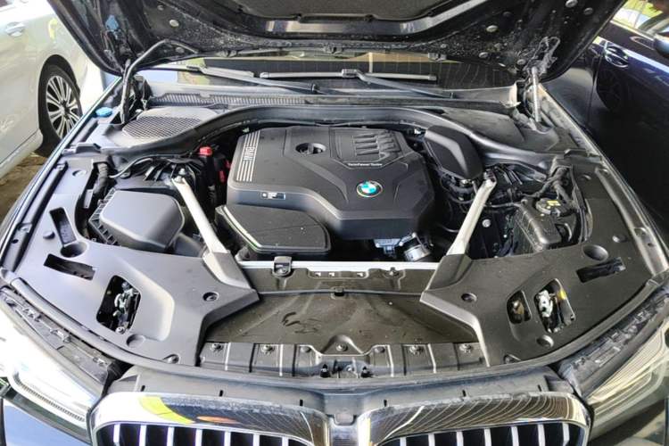 Used BMW 5 Series 2021 525Li M Sport Package Engine Bay