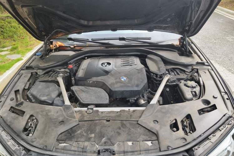 Used BMW 5 Series 2021 Updated Version 525Li Luxury Package Engine Bay