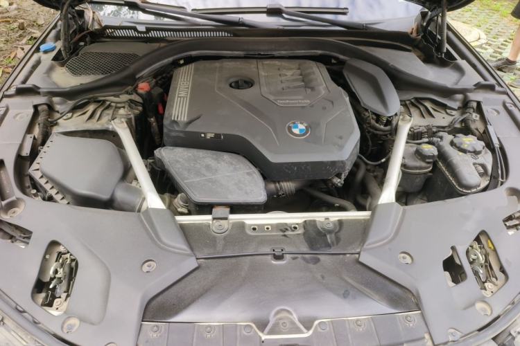 Used BMW 5 Series 2021 530Li Leading Model M Sport Package Engine Bay