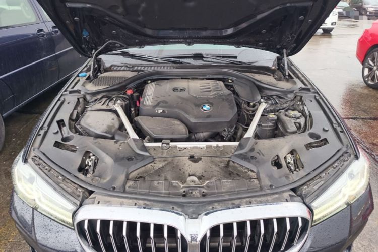 Used BMW 5 Series 2021 530Li Leading Model M Sport Package Engine Bay