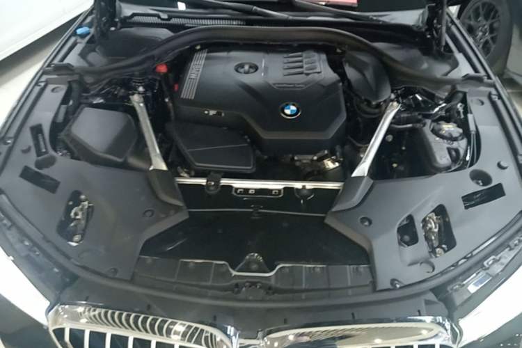 Used BMW 5 Series 2021 525Li M Sport Package Engine Bay