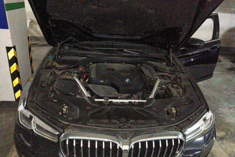 Used BMW 5 Series 2021 530Li Leading Model M Sport Package Engine Bay