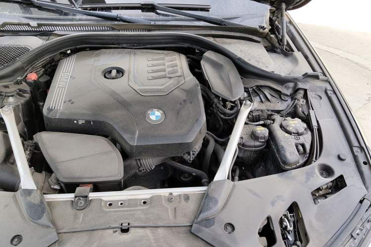 Used BMW 5 Series 2021 530Li Luxury Edition M Sport Package Engine Bay Left