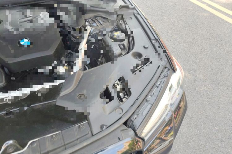 Used BMW 5 Series 2021 525Li M Sport Package Engine Bay Left