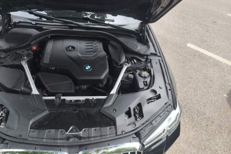 Used BMW 5 Series 2021 530Li Luxury Edition M Sport Package Engine Bay Left
