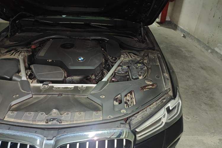 Used BMW 5 Series 2021 530Li Luxury Edition M Sport Package Engine Bay Left