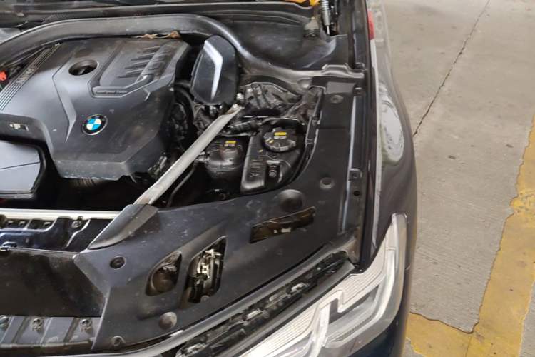 Used BMW 5 Series 2021 530Li Luxury Edition M Sport Package Engine Bay Left