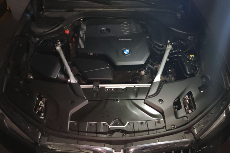 Used BMW 5 Series 2021 525Li M Sport Package Engine Bay