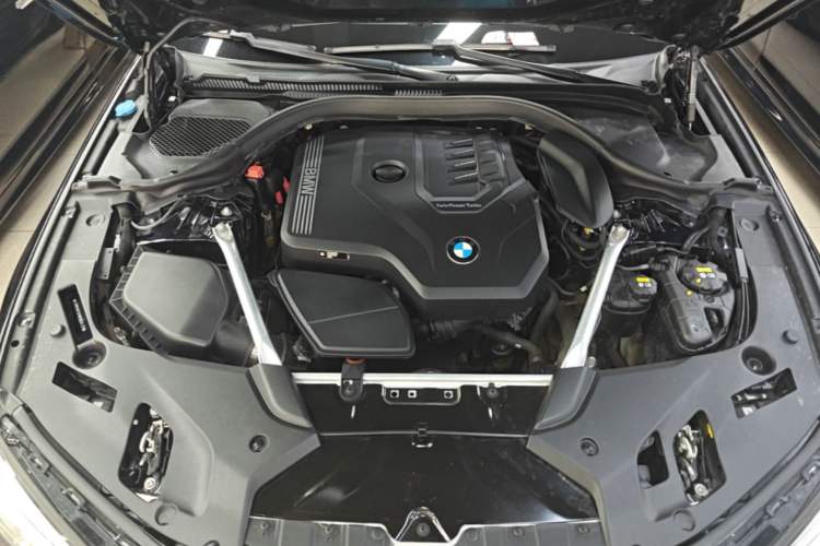 Used BMW 5 Series 2021 530Li Leading Model M Sport Package Engine Bay
