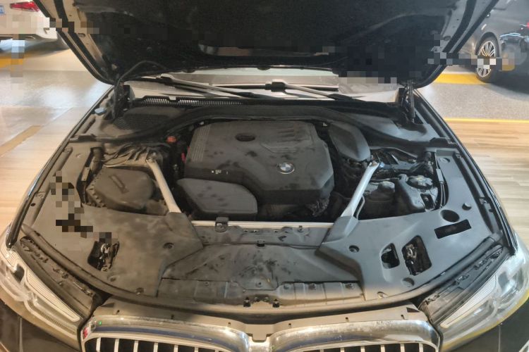 Used BMW 5 Series 2021 530Li Leading Model M Sport Package Engine Bay