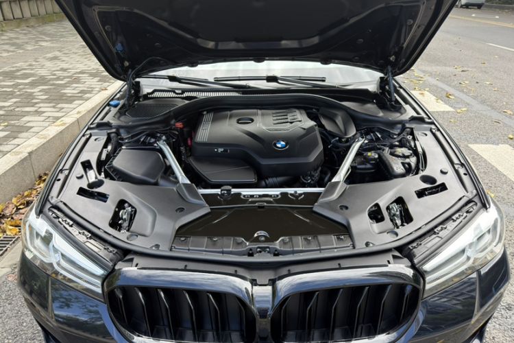 Used BMW 5 Series 2021 530Li Leading Model M Sport Package Engine Bay