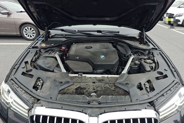 Used BMW 5 Series 2021 530Li Leading Model M Sport Package Engine Bay