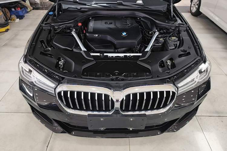 Used BMW 5 Series 2021 530Li Leading Model M Sport Package Engine Bay