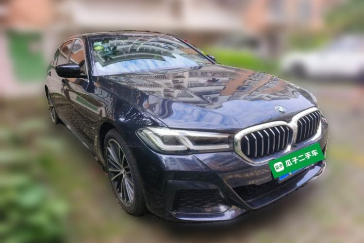 Used BMW 5 Series 2021 530Li Leading Model M Sport Package Front Right 45 Deg