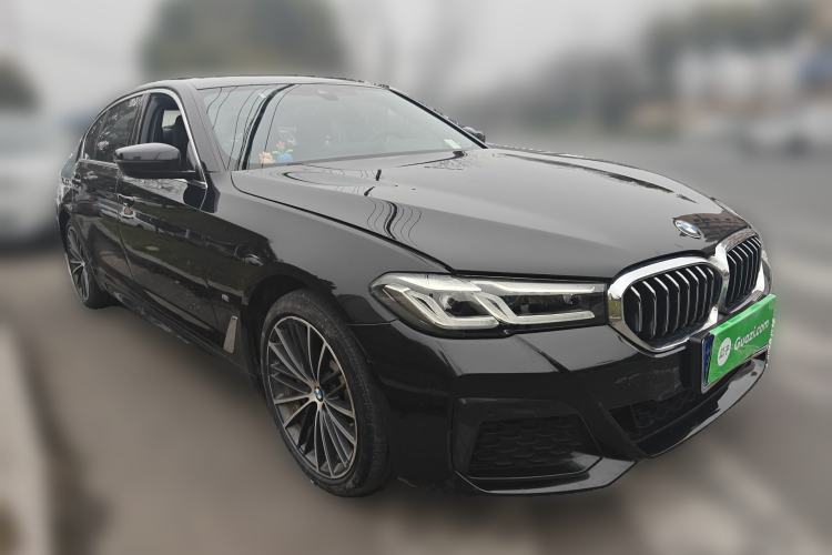 Used BMW 5 Series 2021 530Li Leading Model M Sport Package Front Right 45 Deg