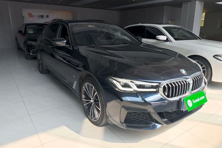 Used BMW 5 Series 2021 530Li Leading Model M Sport Package Front Right 45 Deg