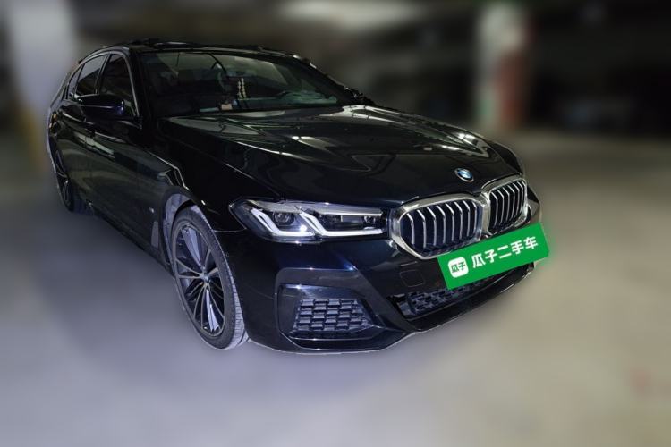 Used BMW 5 Series 2021 530Li Leading Model M Sport Package Front Right 45 Deg
