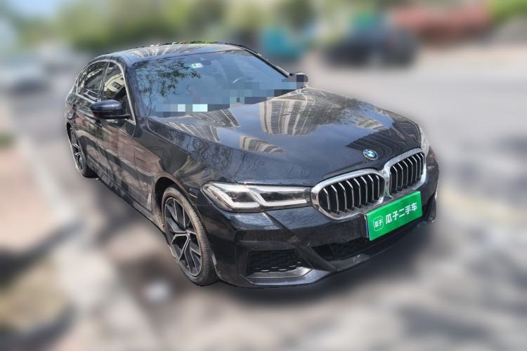 Used BMW 5 Series 2021 530Li Luxury Edition M Sport Package Front Right 45 Deg
