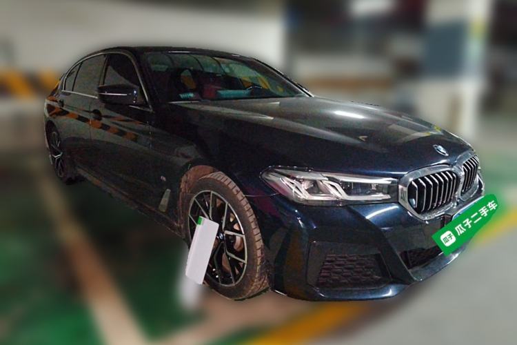 Used BMW 5 Series 2021 Restyled 530Li Luxury Edition M Sport Package Front Right 45 Deg