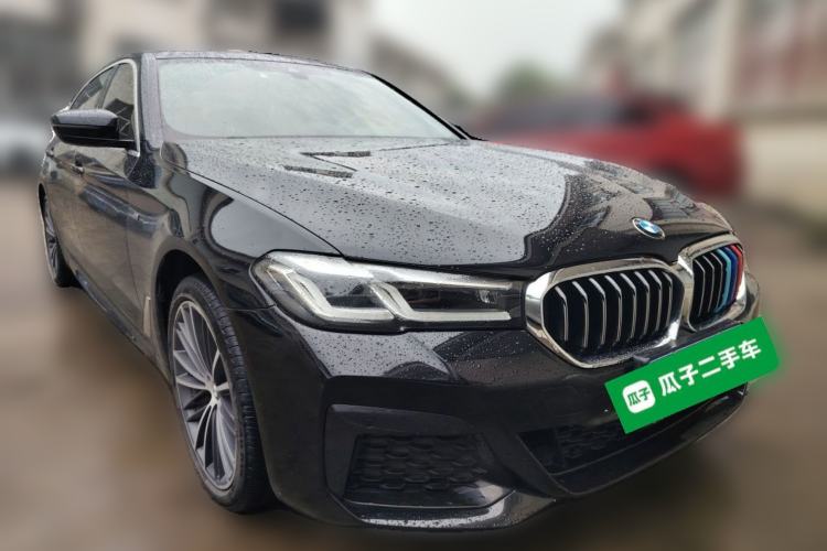 Used BMW 5 Series 2021 530Li Leading Model M Sport Package Front Right 45 Deg