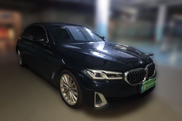 Used BMW 5 Series 2021 530Li Luxury Edition Premium Package Front Right 45 Deg