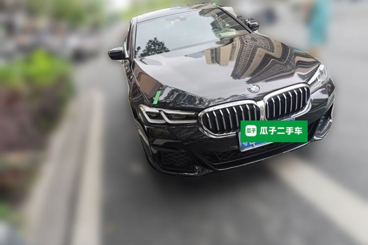 Used BMW 5 Series 2021 530Li Leading Model M Sport Package Front Right 45 Deg